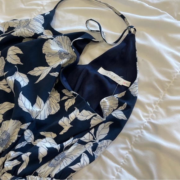 Lush Navy Floral Maxi Dress xs - Picture 4 of 5